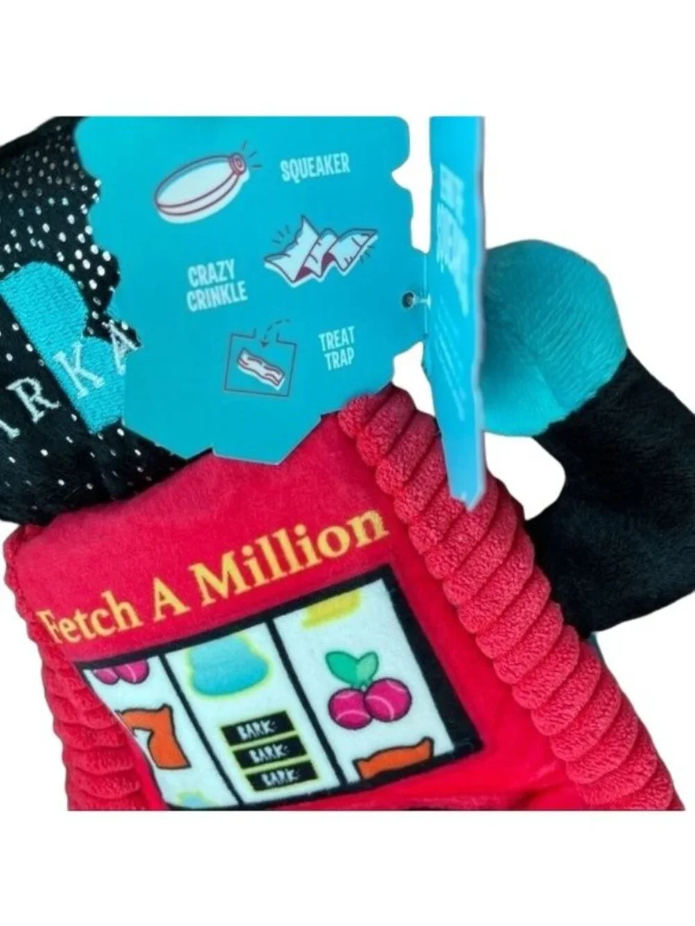 Bark Dog Toy Slot Muttchine Treat Hiding Crinkle Fetch A Million Barkagio New